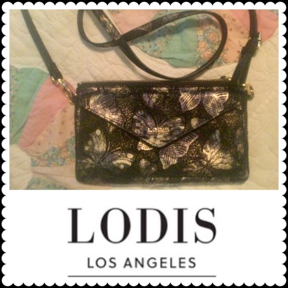 Lodis Bags Lodis Black Butterfly Crossbody Bag Like New Poshmark